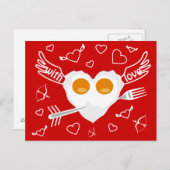 Briefkaart van de het hartDouane van de (Voorkant / Achterkant)