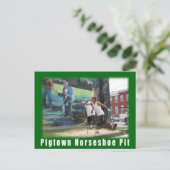Briefkaart van de Hoefijzers Pigtown van Baltimore (Staand voorkant)