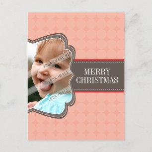 BRIEFKAART van de HOLEDAGENFOTO : decoratieve band