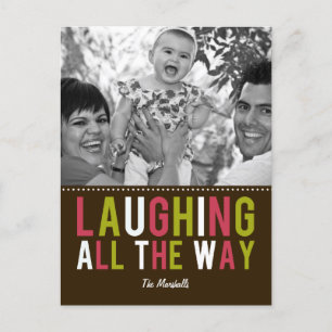 Briefkaart van de Holiday Photo Card-kaart in de h