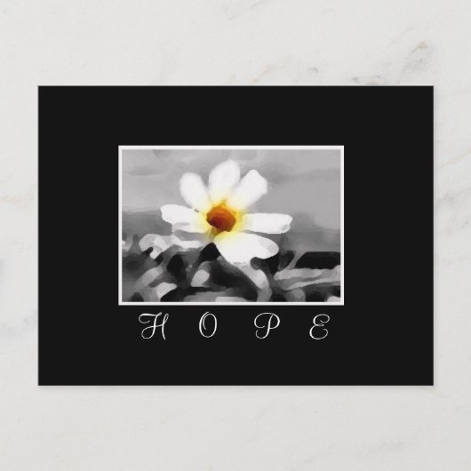 briefkaart van de hoop floral (Voorkant)