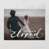 Briefkaart van de huwelijksaankondiging van de mod (Voorkant)