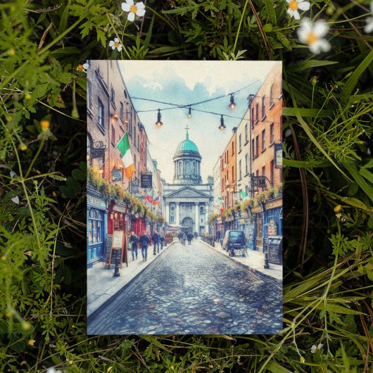 Briefkaart van de Ierse Waterverf