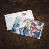 Briefkaart van de IJslandse Waterverf in Reykjavik