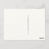   Briefkaart van de Illustratie Swan (Achterkant)