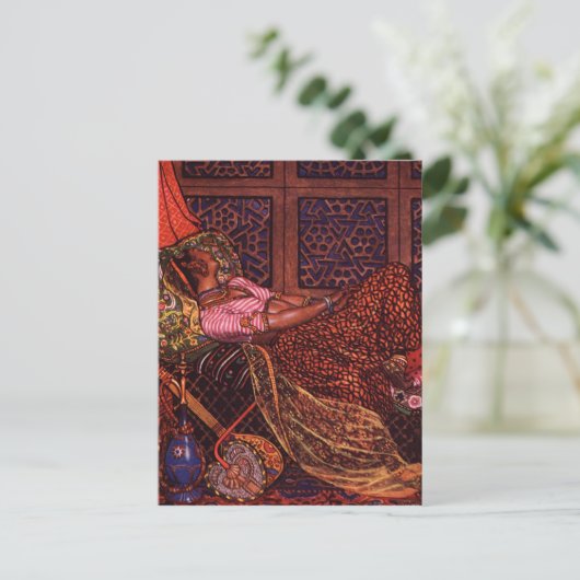 Briefkaart van de Indiase kunst (Staand voorkant)