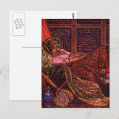 Briefkaart van de Indiase kunst (Voorkant / Achterkant)