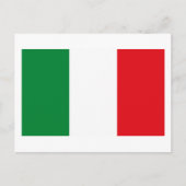 Briefkaart van de Italiaanse vlag (Voorkant)