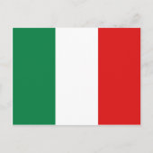 Briefkaart van de Italiaanse vlag (Voorkant)
