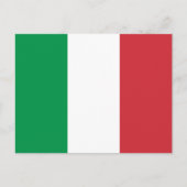 Briefkaart van de Italiaanse vlag (Voorkant)