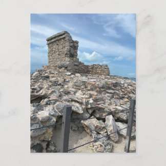 Briefkaart van de Ixchel Maya tempel