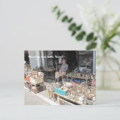 Briefkaart van de Jaffa Flea-markt voor foto's (Staand voorkant)