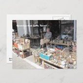 Briefkaart van de Jaffa Flea-markt voor foto's (Voorkant / Achterkant)