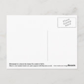 Briefkaart van de Jaffa Flea-markt voor foto's (Achterkant)