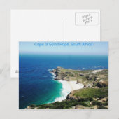 Briefkaart van de Kaap van Goede Hoop, Zuid-Afrika (Voorkant / Achterkant)