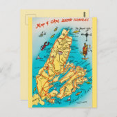 Briefkaart van de Kaapbretoneilanden (Voorkant / Achterkant)