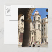 Briefkaart van de kathedraal van Havana, Havana, C (Voorkant / Achterkant)