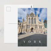 Briefkaart van de kathedraal van het uitzicht van  (Voorkant / Achterkant)