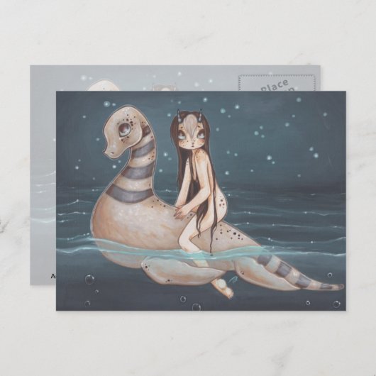 Briefkaart van de keiharde kunstkunst (Voorkant / Achterkant)