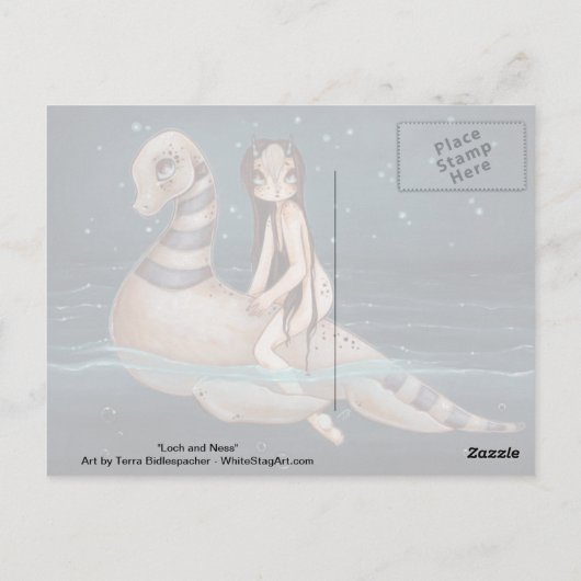 Briefkaart van de keiharde kunstkunst (Achterkant)