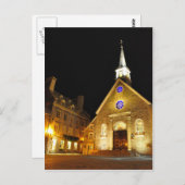 Briefkaart van de kerk van Quebec, Notre Dame des  (Voorkant / Achterkant)