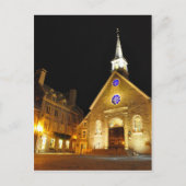 Briefkaart van de kerk van Quebec, Notre Dame des  (Voorkant)