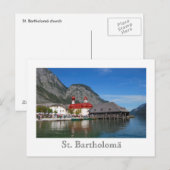 Briefkaart van de kerk van St. Bartholomä (Voorkant / Achterkant)