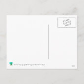 Briefkaart van de kerstboom (Achterkant)