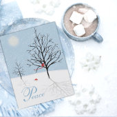 Briefkaart van de Kerstdag van het Betoverde Bos