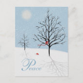 Briefkaart van de Kerstdag van het Betoverde Bos (Voorkant)