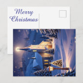 Briefkaart van de Kerstkerk (Voorkant / Achterkant)