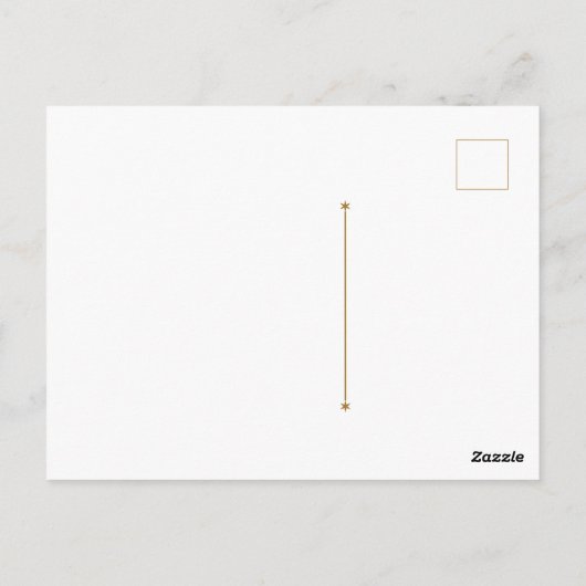  Briefkaart van de Kerstman met patriottische kers (Achterkant)