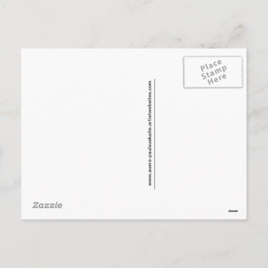 Briefkaart van de kersttrein (Achterkant)