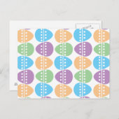 Briefkaart van de kippenstunt (verticaal) (Voorkant / Achterkant)