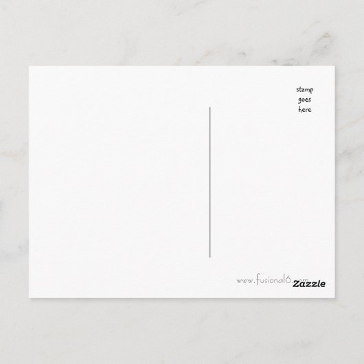 Briefkaart van de kosmische oceaan (Achterkant)