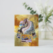 Briefkaart van de krijgskunst - Karate Judo Keikog (Staand voorkant)