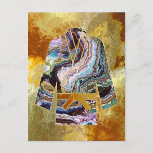 Briefkaart van de krijgskunst - Karate Judo Keikog (Voorkant)