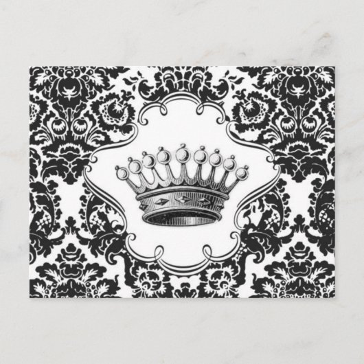 briefkaart van de kroon (Voorkant)
