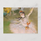 Briefkaart van de Kunst van de Ballerina van Edgar (Voorkant)