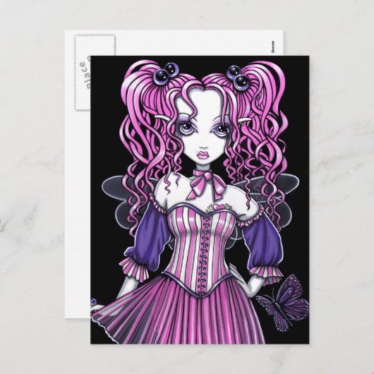 Briefkaart van de Kunst van de Fee van "Maegan" (Voorkant / Achterkant)