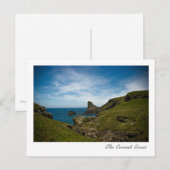 Briefkaart van de kust van Cornish (Voorkant / Achterkant)