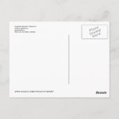 Briefkaart van de kustlijn van de Stille Oceaan (Achterkant)