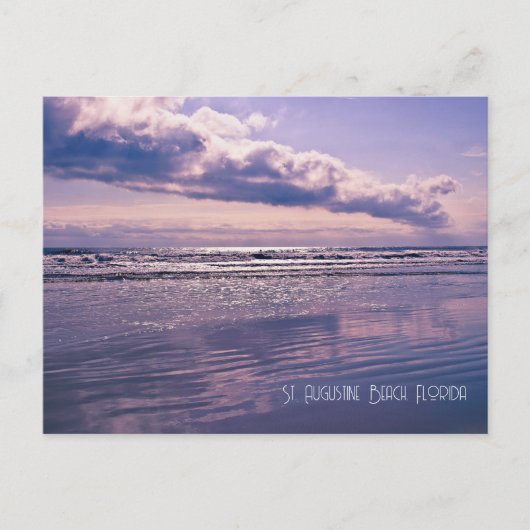 Briefkaart van de Lavender Ocean Sunrise (Voorkant)