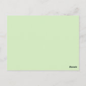 briefkaart van de lentekat (Achterkant)