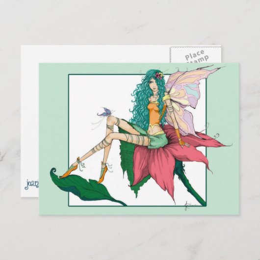 Briefkaart van de lentevaardefabriek (Voorkant / Achterkant)