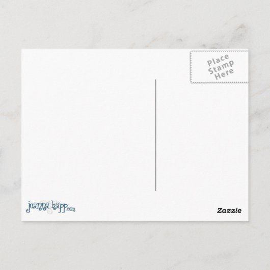 Briefkaart van de lentevaardefabriek (Achterkant)