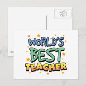 Briefkaart van de Leraar van de wereld het Beste (Voorkant / Achterkant)