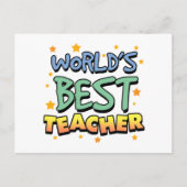 Briefkaart van de Leraar van de wereld het Beste (Voorkant)