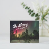 Briefkaart van de Lichten van de vakantie het (Staand voorkant)