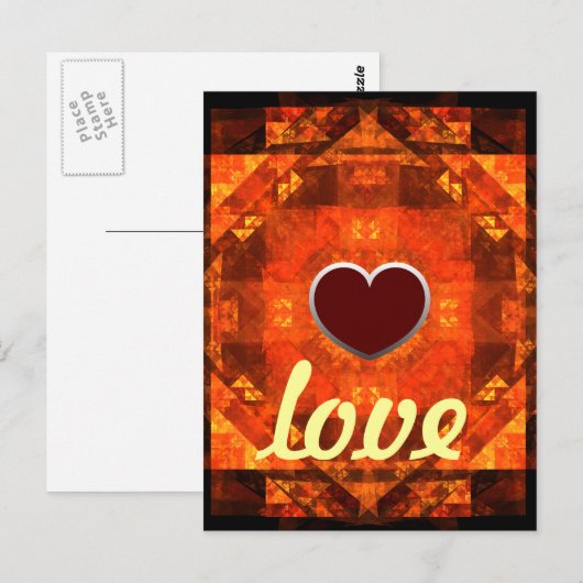 Briefkaart van de Liefde (Voorkant / Achterkant)